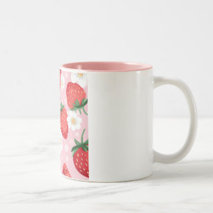 Mug de lait de fraise