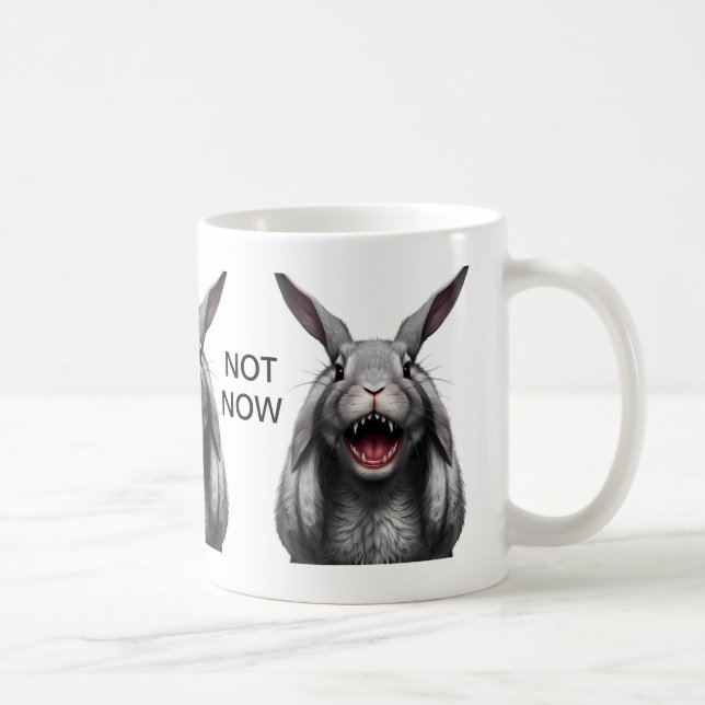 Mug de lapin - Pas maintenant (Droite)