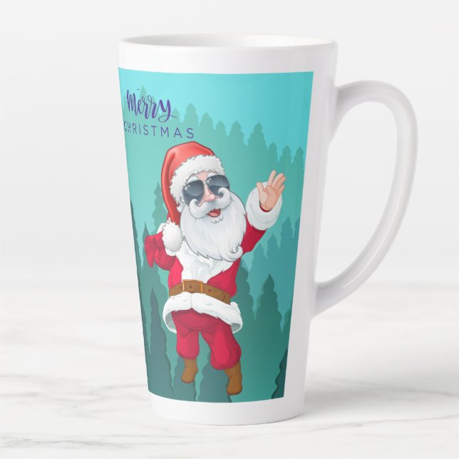 mug de latte de style Noël  (Droite)