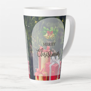 mug de latte de style Noël