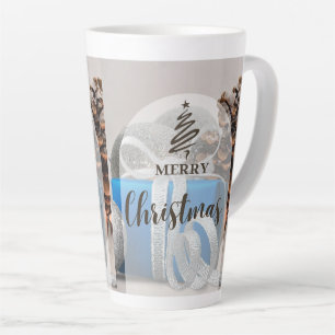 mug de latte de style Noël