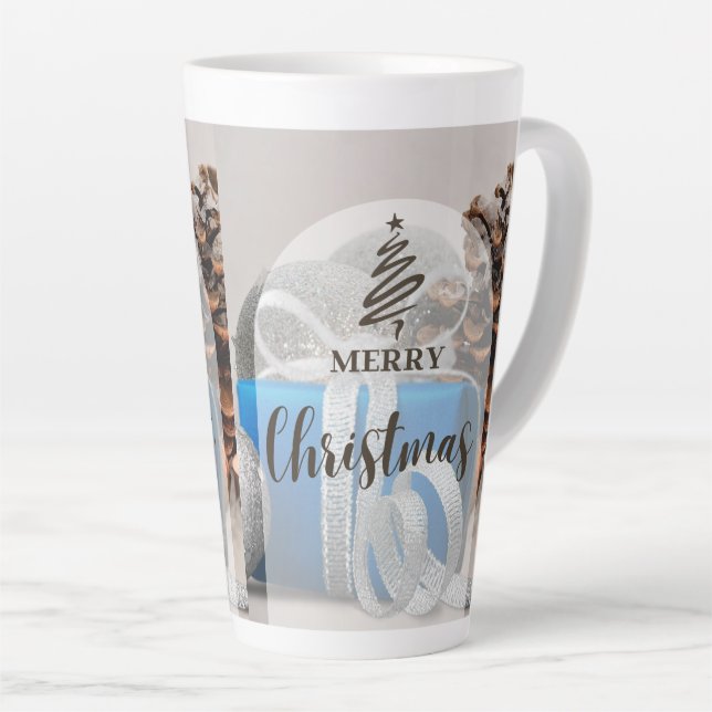 mug de latte de style Noël  (Angle droit)