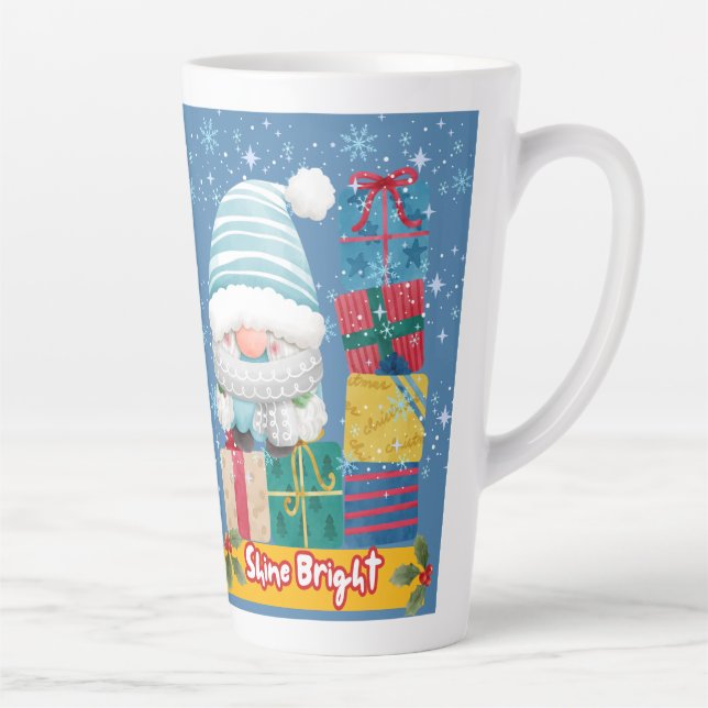mug de latte de style Noël  (Droite)