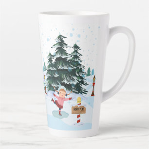 mug de latte de style Noël