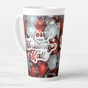 mug de latte de style Noël