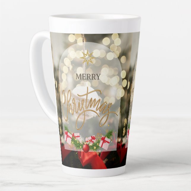 mug de latte de style Noël  (Angle gauche)