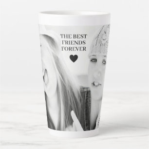 Mug de latte photo personnalisée