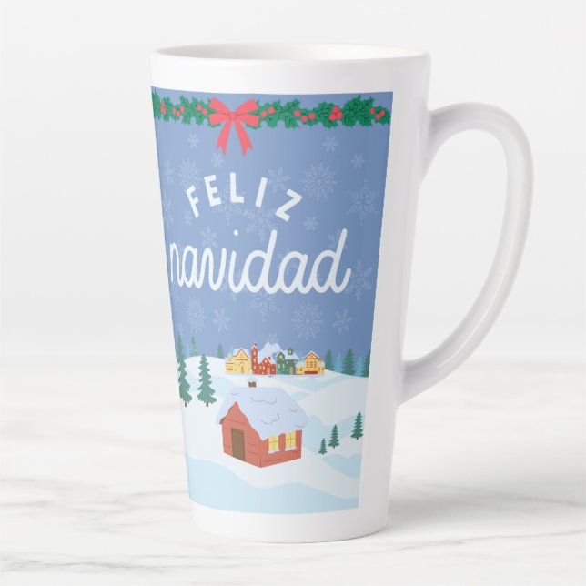 mug de latte style Noël  (Droite)