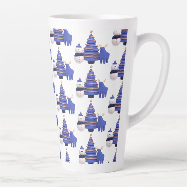mug de latte style Noël  (Droite)