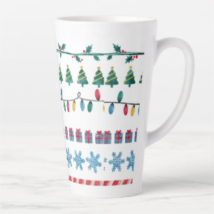 mug de latte style Noël