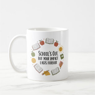 Mug de l'enseignant - L'école n'est plus là, mais 
