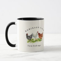 Mug de l'entreprise familiale de poulets rustiques