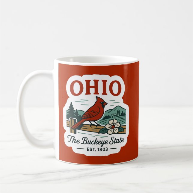 Mug de l'État de Ohio Buckeye (Gauche)