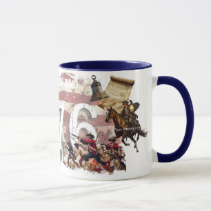 Mug de l'histoire de l'indépendance des Etats-Unis