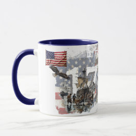 Mug de l'histoire de l'indépendance des Etats-Unis