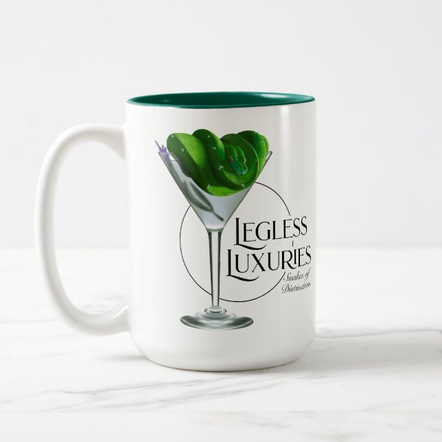 Mug de logo à deux tons 15 oz (Gauche)