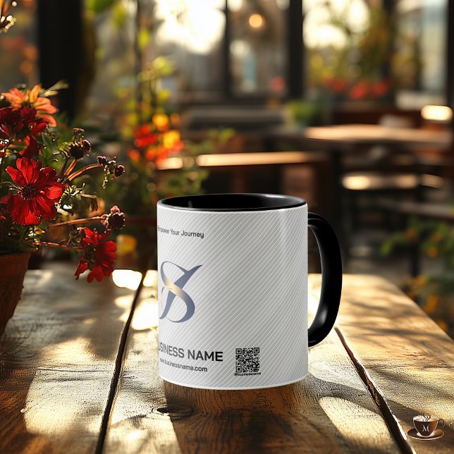 Mug de logo d'entreprise personnalisé - Marque per (Créateur téléchargé)