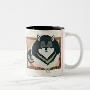 Mug de loup de chair