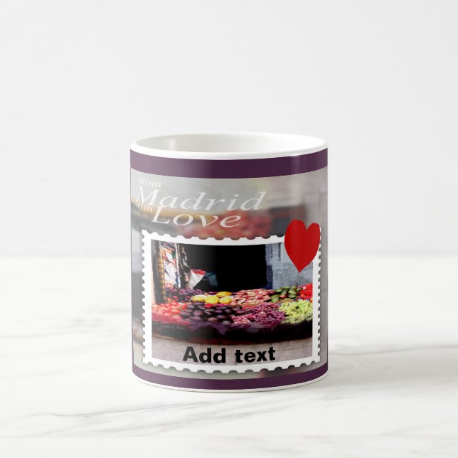 Mug De Madrid avec amour (Centre)