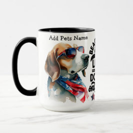 Mug de maman Beagle personnalisée
