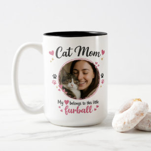 Mug de Maman de Chat Personnalisé avec Photo – Cad