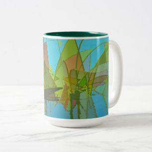 Mug de marais Abstrait