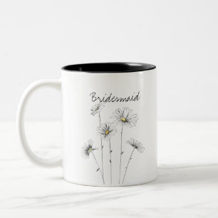 Mug de marguerite personnalisée
