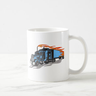Mug De marteau camionneur vers le bas