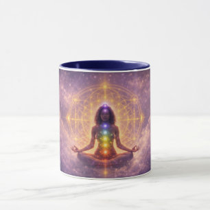 Mug de méditation sur les chakras Art spirituel
