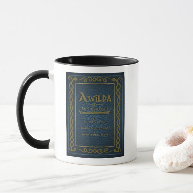 Mug de mélasse littéraire 'Awilda' (Avec donut)
