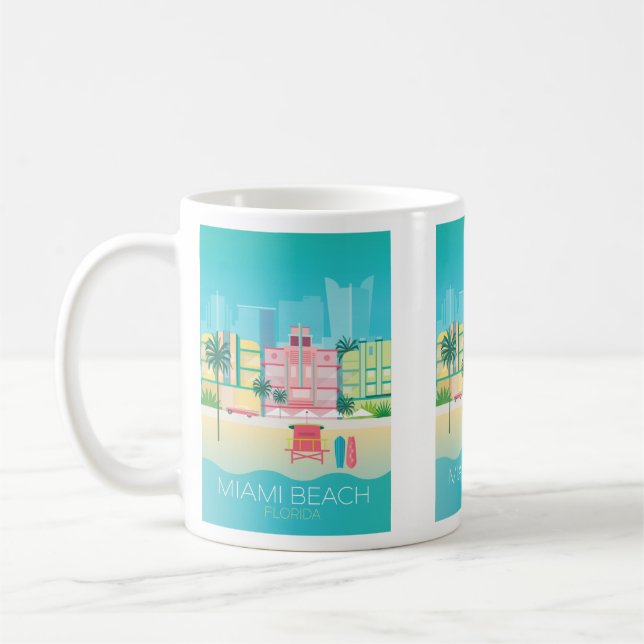 Mug de Miami Beach (Gauche)