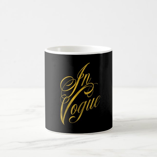 Mug De mode métallique de feuille d'or de Faux de (Centre)