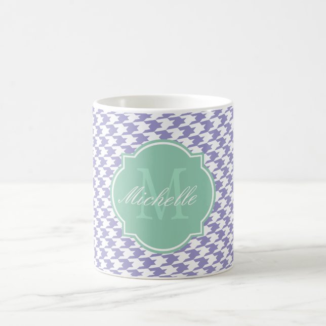 Mug de monogramme de violet Tulip (Centre)