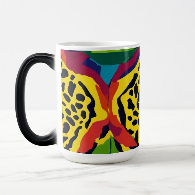 Mug de Morphing Poster de animal écotique - 15 oz (Gauche)