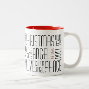 Mug de mots de Noël - Holidayzfordayz