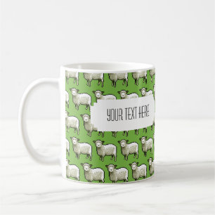 Mug de mouton Pixel personnalisé
