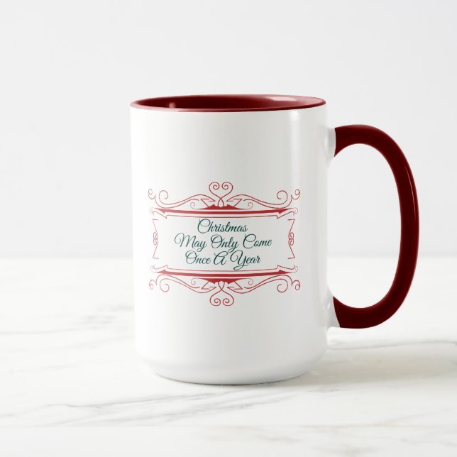 Mug de Noël à deux messages (Droite)