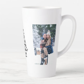 Mug de Noël avec photo de couple personnalisée