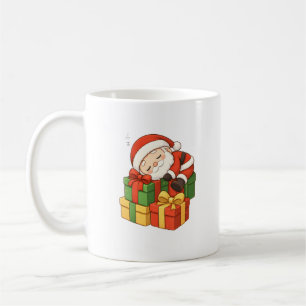 Mug de Noël avec un joli Père Noël endormi
