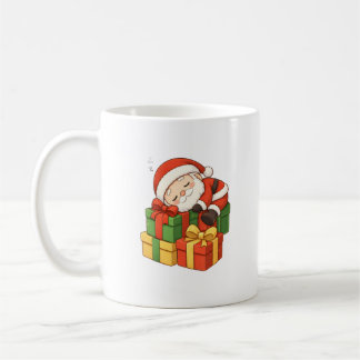 Mug de Noël avec un joli Père Noël endormi