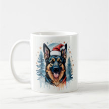 Mug de Noël berger allemand