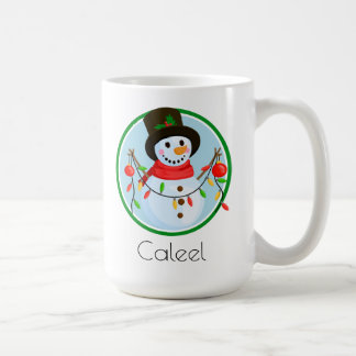 Mug de Noël de Snowman : Siroter en vacances
