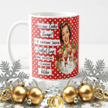 Mug de Noël drôle Meilleure amie "Échange de biscu