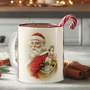 Mug de Noël du Père Noël vintage