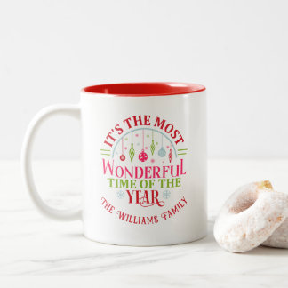Mug de Noël Festif personnalisé