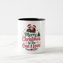 Mug de Noël _ Joyeux Noël à celui que j'aime