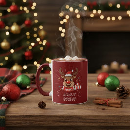 Mug de Noël personnalisé | Nom personnalisé pour l