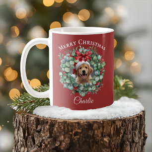 Mug de Noël personnalisé pour animal de compagnie