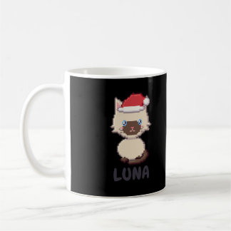 Mug de Noël personnalisé pour chat siamois