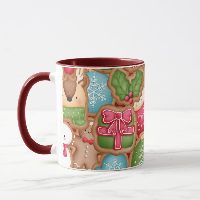 Mug de Noël pour biscuits au gingembre (Gauche)